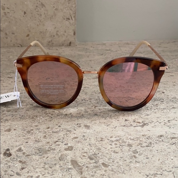 J. Crew Mixed Media Mirrored Tortoise Sunglasses. - Picture 5 of 6